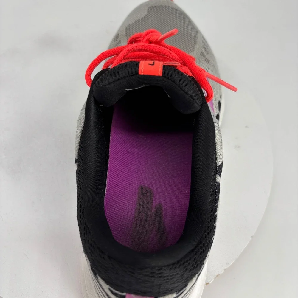 Brooks Launch 6 Running Shoes Womens 10 Wide Gray Pink Chevron Gym